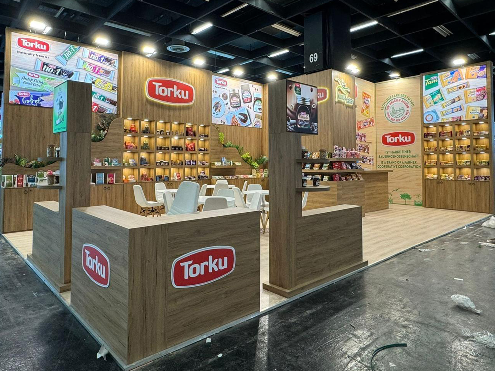 TORKU ISM 2026 - Custom exhibition stand design by UNIO Exhibition for TORKU